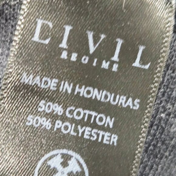 Civil Regime Sweatshirt Unisex Black Medium 206 Blooming‎ Through Chaos Crewneck - Picture 9 of 10